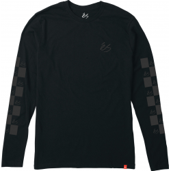 ES SPOT CHECK LS TEE BLACK