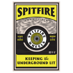 SPITFIRE PIN OG CIRCLE YELLOW