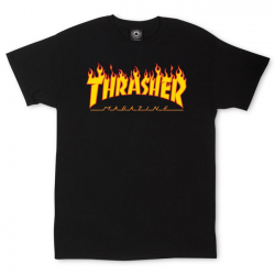 THRASHER T-SHIRT FLAME LOGO...