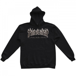 THRASHER SWEAT FLAME HOOD...