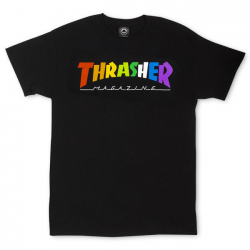 THRASHER T-SHIRT RAINBOW...