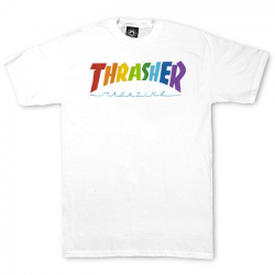 THRASHER T-SHIRT RAINBOW...