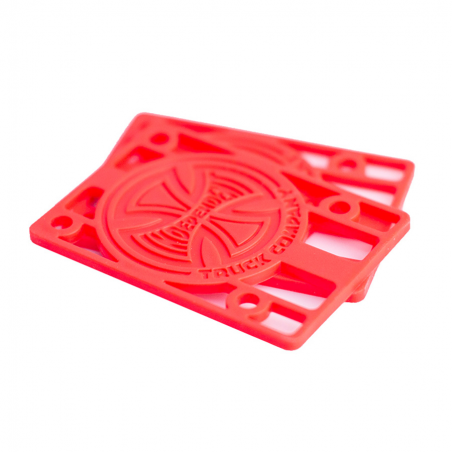 INDEPENDENT PADS (JEU DE 2) 0.125 POUCE HARD RED