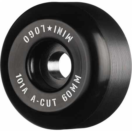 MINI LOGO WHEELS (JEU DE 4) 60MM A-CUT II 101A BLACK