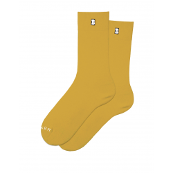 BAKER SOCKS CAPITAL B MUSTARD