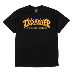 THRASHER T-SHIRT FIRE LOGO...