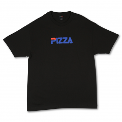 PIZZA T-SHIRT FIZZA BLACK