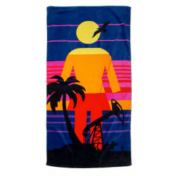 GIRL SERVIETTE RAT BEACH TOWEL