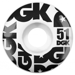 DGK WHEELS (JEU DE 4) 51MM...