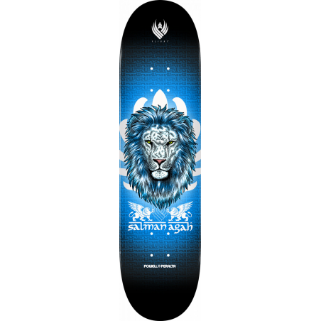 POWELL PERALTA DECK FLIGHT SALMAN AGAH LION III 8.75 X 32.85