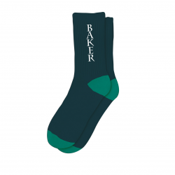 BAKER SOCKS RYE NAVY GREEN