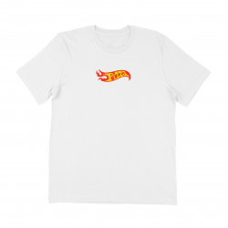 PIZZA T-SHIRT HOT WHITE