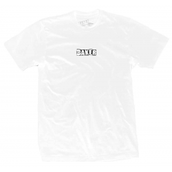 BAKER T-SHIRT BRAND LOGO WHITE