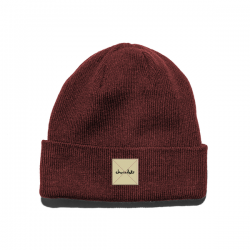 CHOCOLATE BEANIE WORK BURGUNDY