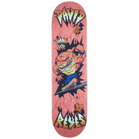 Planche de skate Thank You Deck David REYES Shark Tooth 8.0 Red