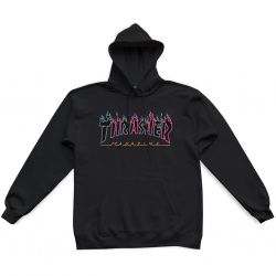 THRASHER SWEAT DOUBLE FLAME...