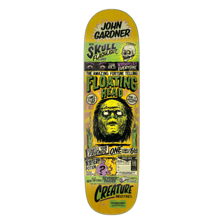 Planche skate Creature Deck John GARDNER Floating Head 8.59 x 32.16