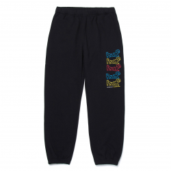 HUF PANT DROP OUT STACK BLACK