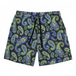 HUF SHORT PAISLEY EASY BLACK