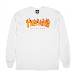 THRASHER T-SHIRT FLAME LS...