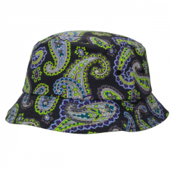 HUF BUCKET PAISLEY BLACK