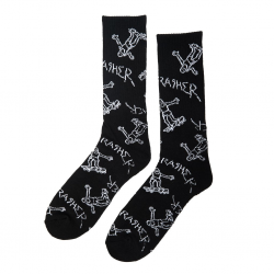 THRASHER SOCKS GONZ LOGO...