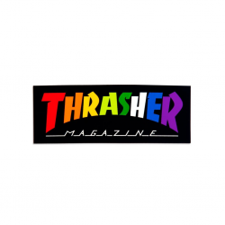 THRASHER STICKER RAINBOW...
