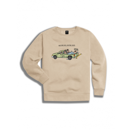 Sweat Brother Merle Crew Pick Up Sand