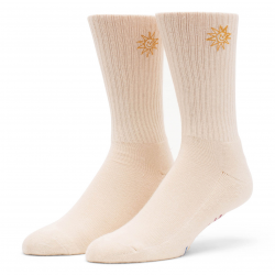 HUF SOCKS SUN GUY CREW CREAM