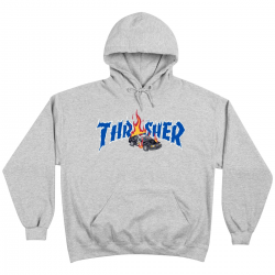 THRASHER SWEAT COP CAR HOOD...