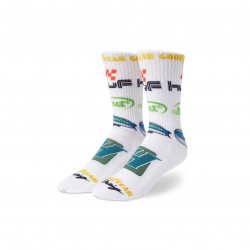 Chaussettes Huf Socks x Goodyear Podium Crew White