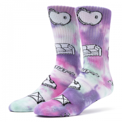 HUF SOCKS SCATTERBRAIN CREW...