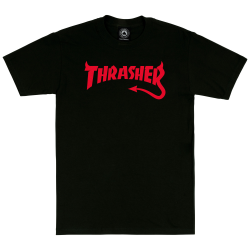 THRASHER T-SHIRT DIABLO BLACK