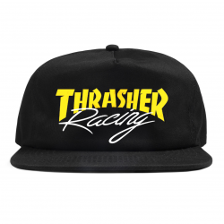 THRASHER CAP RACING BLACK...