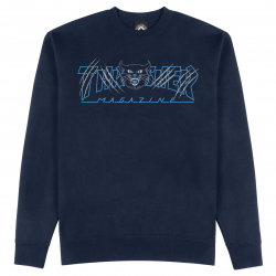 THRASHER SWEAT GATO NAVY CREW