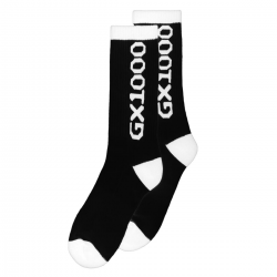 GX1000 SOCKS OG LOGO BLACK