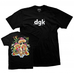 DGK T-SHIRT WONDERLAND BLACK