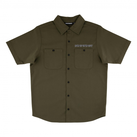 Chemise Independent Union ss Work Olive