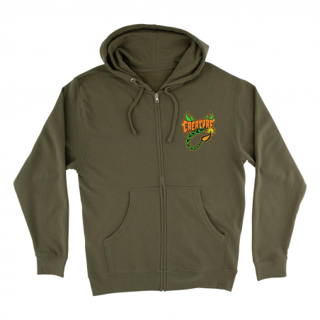 Sweat Creature Hood Zip Deadly Sands Army
