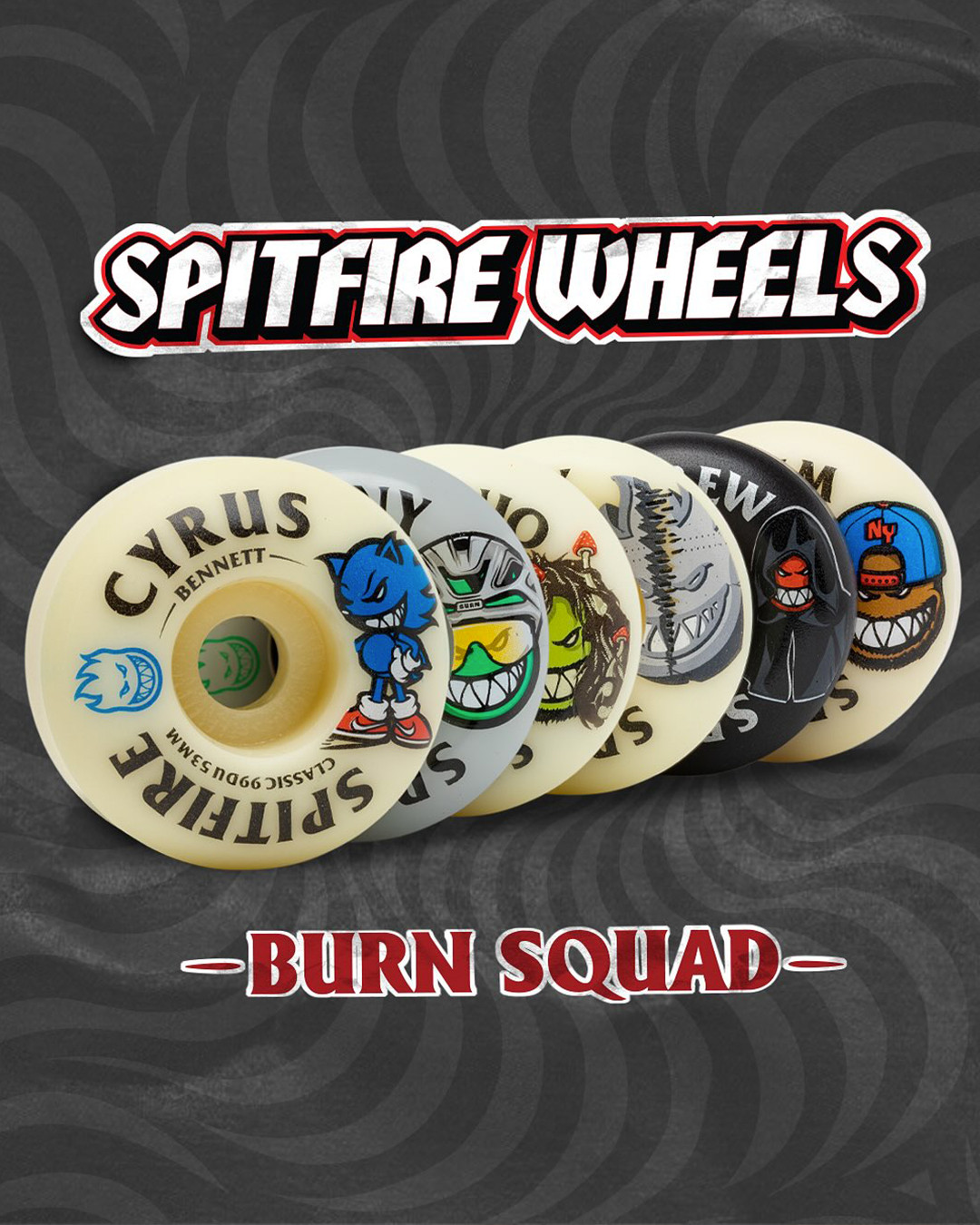 Produits Spitfire Wheels Fall 25 Burn Squad